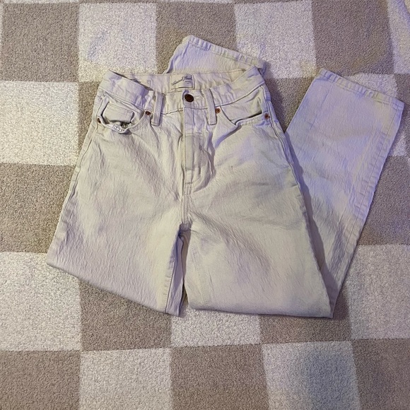 Universal Thread Denim - Universal Thread Cream Straight Leg Jeans